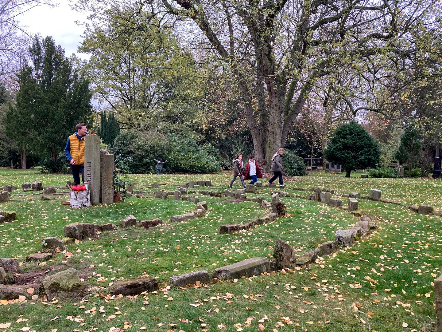 Trauerlabyrinth auf dem Johannisfriedhof